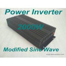 Inversor de energía de onda sinusoidal modificada de 2000 vatios / DC a inversores de CA
